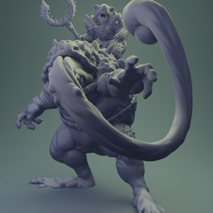 3D Printed Nafarrate Rats Army Rat Riding Frog Set 28mm 32mm D&D