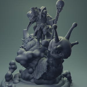 3D Printed Nafarrate Rats Army Rat Riding Snail Set 28mm 32mm D&D