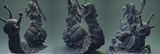 3D Printed Nafarrate Rats Army Rat Riding Snail Set 28mm 32mm D&D