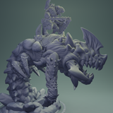 3D Printed Nafarrate Rats Army Rat Riding Wurm Set 28mm 32mm D&D