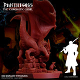 3D Printed Sordane Publishing Wyrmling Red Dragon Pantheons - The Chromatic Cabal 28 32mm D&D