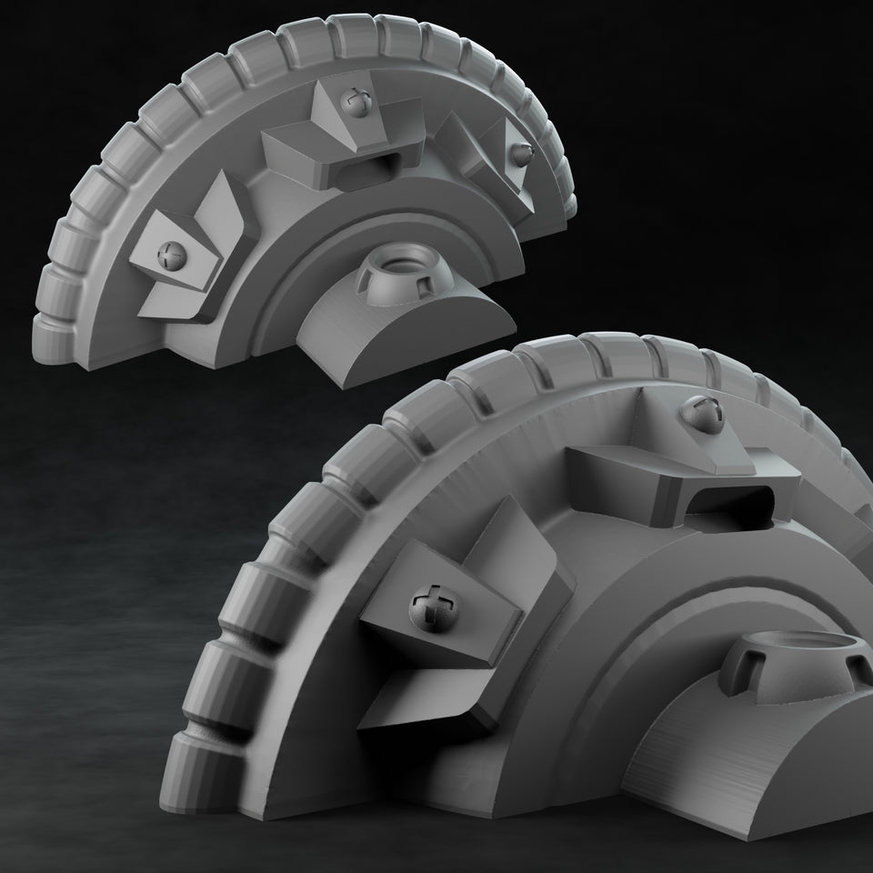 3D Printed Nafarrate Regenerator Space Orcs 28 32 mm D&D