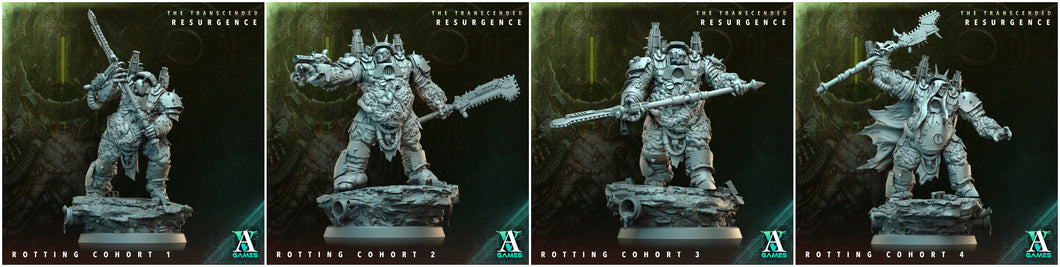 3D Printed Archvillain Games Rotting Cohort The Transcended Resurgence 28 32mm D&D