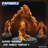 3D Printed Papsikels Sapient Humanoid Low Ranked Templars MARCH 2025 CYBERPUNK 28mm 32mm