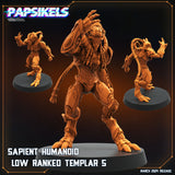 3D Printed Papsikels Sapient Humanoid Low Ranked Templars MARCH 2025 CYBERPUNK 28mm 32mm