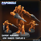3D Printed Papsikels Sapient Humanoid Low Ranked Templars MARCH 2025 CYBERPUNK 28mm 32mm