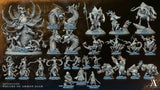 3D Printed Archvillain Games Alijany Sandstorm Dreams of Ammon Diah 28 32mm D&D