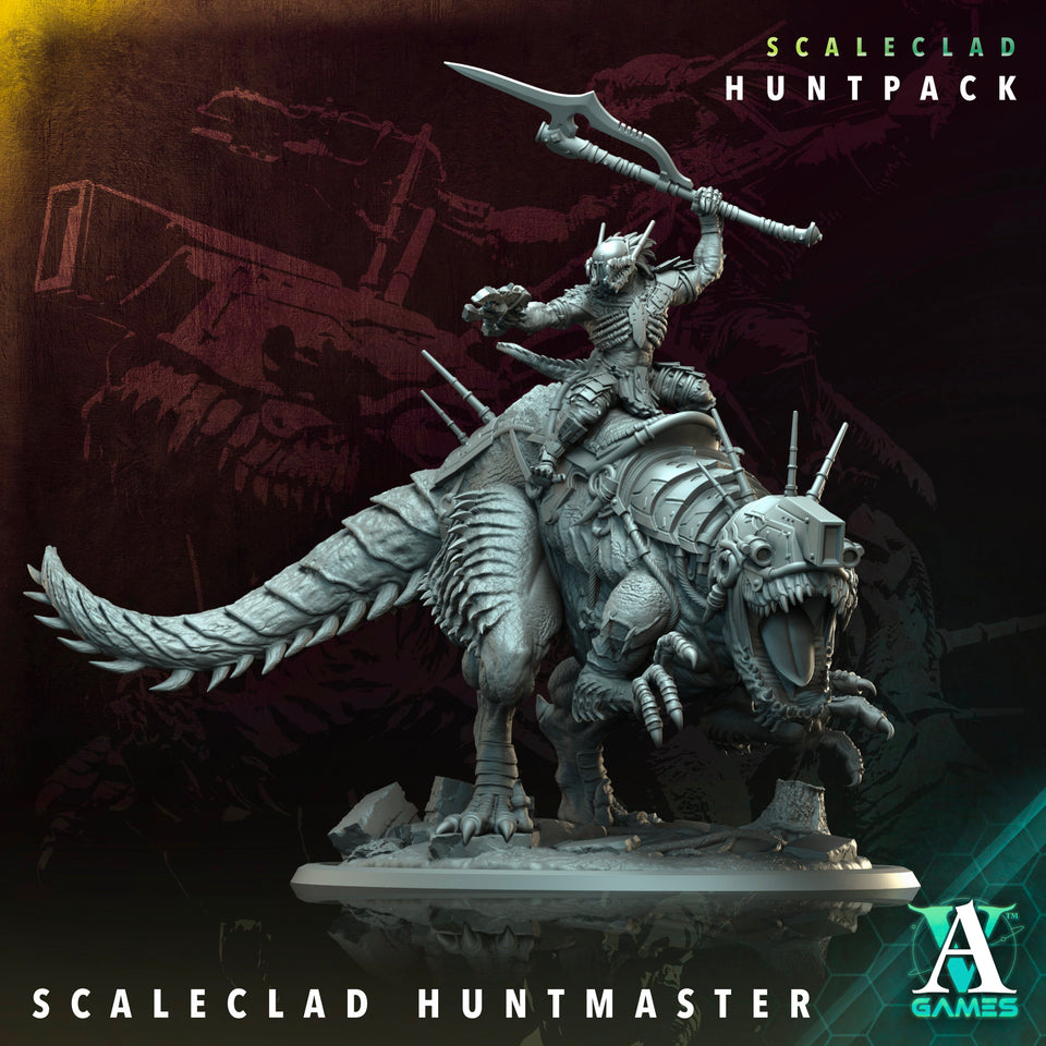 3D Printed Archvillain Games Scaleclad Huntmaster Scaleclad Huntpack 28 32mm D&D