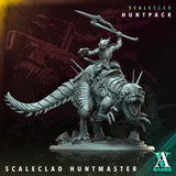 3D Printed Archvillain Games Scaleclad Huntmaster Scaleclad Huntpack 28 32mm D&D