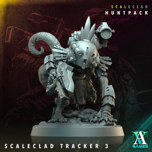 3D Printed Archvillain Games Scaleclad Tracker Scaleclad Huntpack 28 32mm D&D