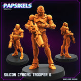 3D Printed Papsikels Silicon Cyborg Troopers MARCH 2025 CYBERPUNK 28mm 32mm