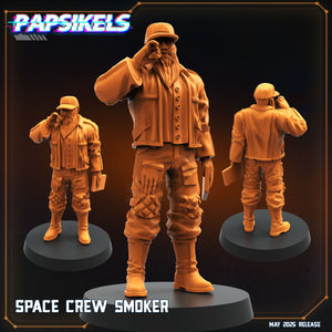 3D Printed Papsikels Space Crew Smoker May 2025 Alien vs. Humans Reconnaissance 28mm 32mm
