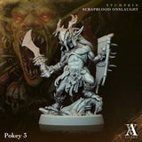 3D Printed Archvillain Games Pokeys Stumpkin Scrapblood Onslaught 28 32mm D&D