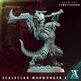 3D Printed Archvillain Games Scaleclad Warmonger - Saurians Templeguard 28 32mm D&D