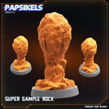 3D Printed Papsikels Super Sample Rock February 2025 Scifi 28mm 32mm