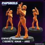 3D Printed Papsikels Synthetic Augmented Cybernetic Human Nov 2024 Cyberpunk 28mm 32mm