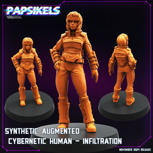 3D Printed Papsikels Synthetic Augmented Cybernetic Human Nov 2024 Cyberpunk 28mm 32mm