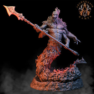 3D Printed Archvillain Games Magma Lords - Salamander Lords 28mm 32mm D&D