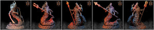 3D Printed Archvillain Games Magma Lords - Salamander Lords 28mm 32mm D&D