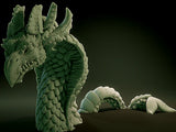 3D Printed Nafarrate Sea Serpent Lovecraftian Bestiary 28 32 mm D&D