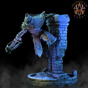 3D Printed Archvillain Games The Deathknight Order Shadowblades 28 32mm D&D
