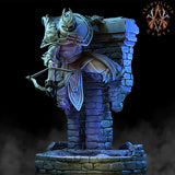 3D Printed Archvillain Games The Deathknight Order Shadowblades 28 32mm D&D