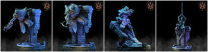 3D Printed Archvillain Games The Deathknight Order Shadowblades 28 32mm D&D