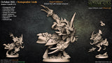 3D Printed Artisan Guild Shargat Skulldancer Bonegnasher Gnolls 28mm 32mm