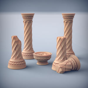 3D Printed Artisan Guild Naga Sacrifical Shrine Maneaters Nagarots 28mm 32mm
