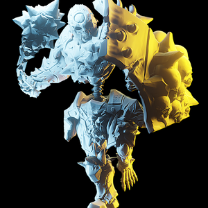 3D Printed Nafarrate Skeleton Defender Skeletons Army 28mm 32mm D&D