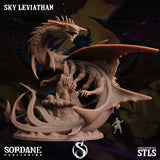 3D Printed Sordane Publishing Sky Leviathan Monster Mayhem II 28 32mm D&D