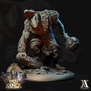 3D Printed Archvillain Games Sobesksen The Empire of Sands 28 32mm D&D