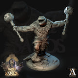 3D Printed Archvillain Games Sobesksen The Empire of Sands 28 32mm D&D