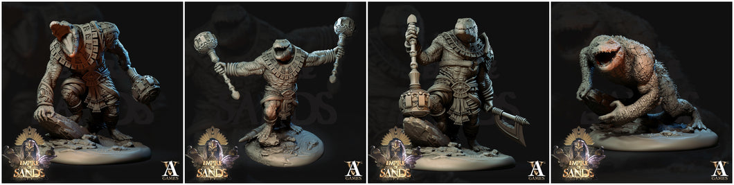 3D Printed Archvillain Games Sobesksen The Empire of Sands 28 32mm D&D