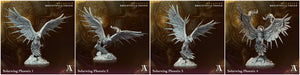 3D Printed Archvillain Games Solarwing Phoenix Solstice Ray of Sol Myr 28 32mm D&D