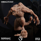 3D Printed Sordane Publishing Sordalite Rat AC Adventure From Sewer to Sky 28 32mm D&D