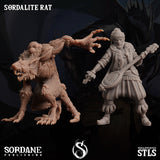3D Printed Sordane Publishing Sordalite Rat AC Adventure From Sewer to Sky 28 32mm D&D