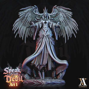 3D Printed Archvillain Games Fallen Speak of the Devil Act I 28 32mm D&D