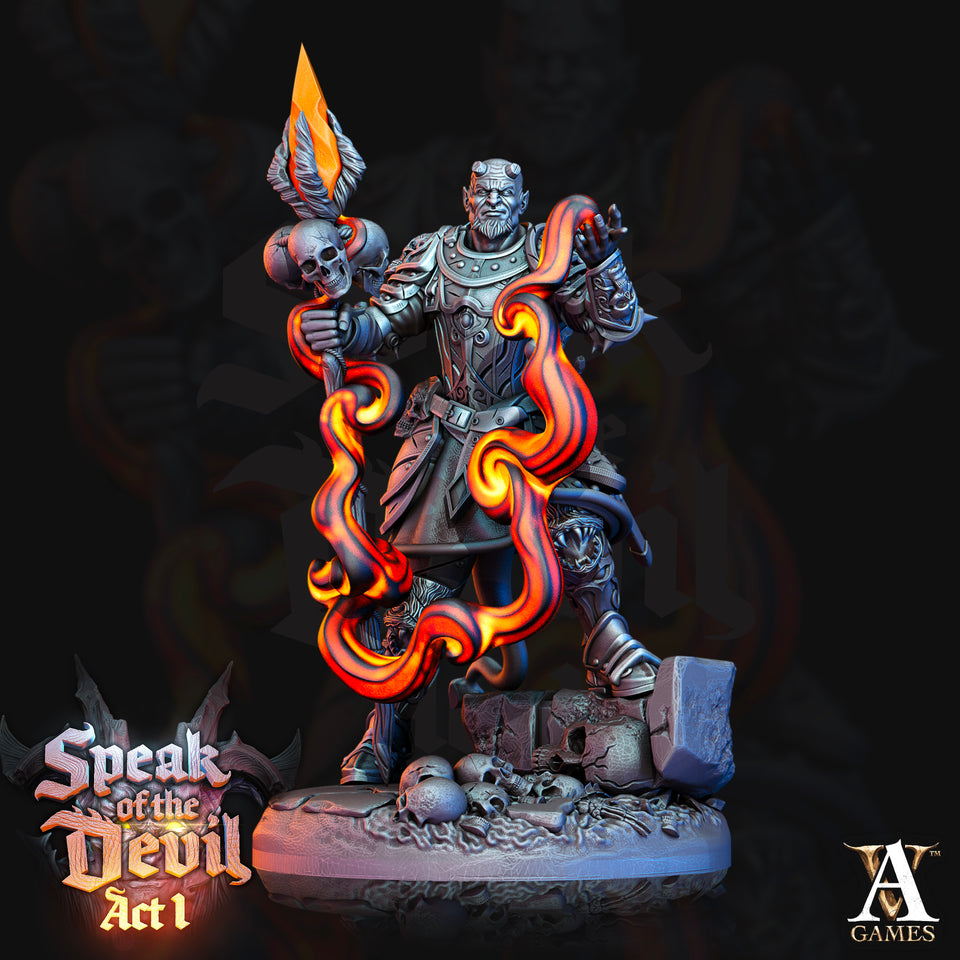 3D Printed Archvillain Games Hellfire Inquisitor Speak of the Devil Act I 28 32mm D&D