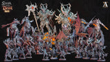 3D Printed Archvillain Games Rathenites Speak of the Devil Act II 28 32mm D&D