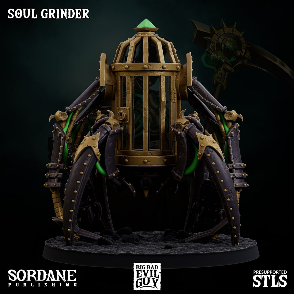 3D Printed Sordane Publishing Soul Grinder 28 32mm D&D