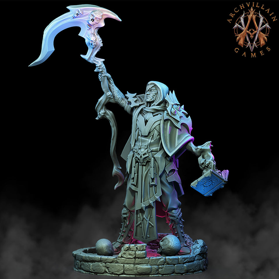 3D Printed Archvillain Games The Deathknight Order Soulbinders 28 32mm D&D