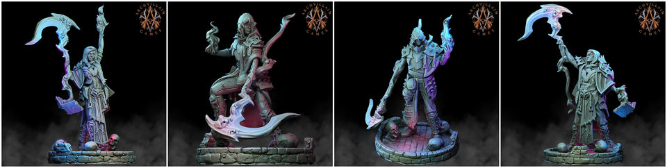 3D Printed Archvillain Games The Deathknight Order Soulbinders 28 32mm D&D