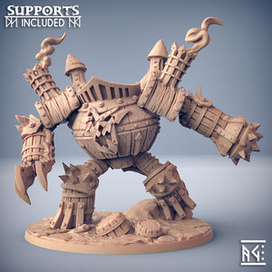 3D Printed Artisan Guild Sparksoot Scrap Golem Sparksoot Goblin Set 28mm 32mm