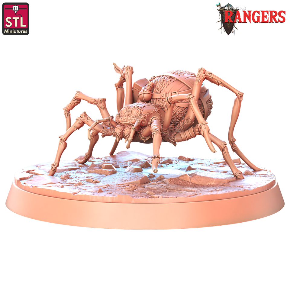 3D Printed STL Miniatures Rangers Spiders Rangers  28 - 32mm War Gaming D&D