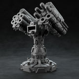 3D Printed Nafarrate Stationary Rocket Launcher Space Orcs 28 32 mm D&D