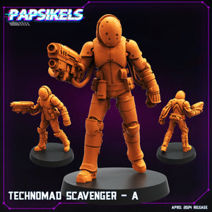 3D Printed Papsikels Technomad Scavenger Set 28mm 32mm