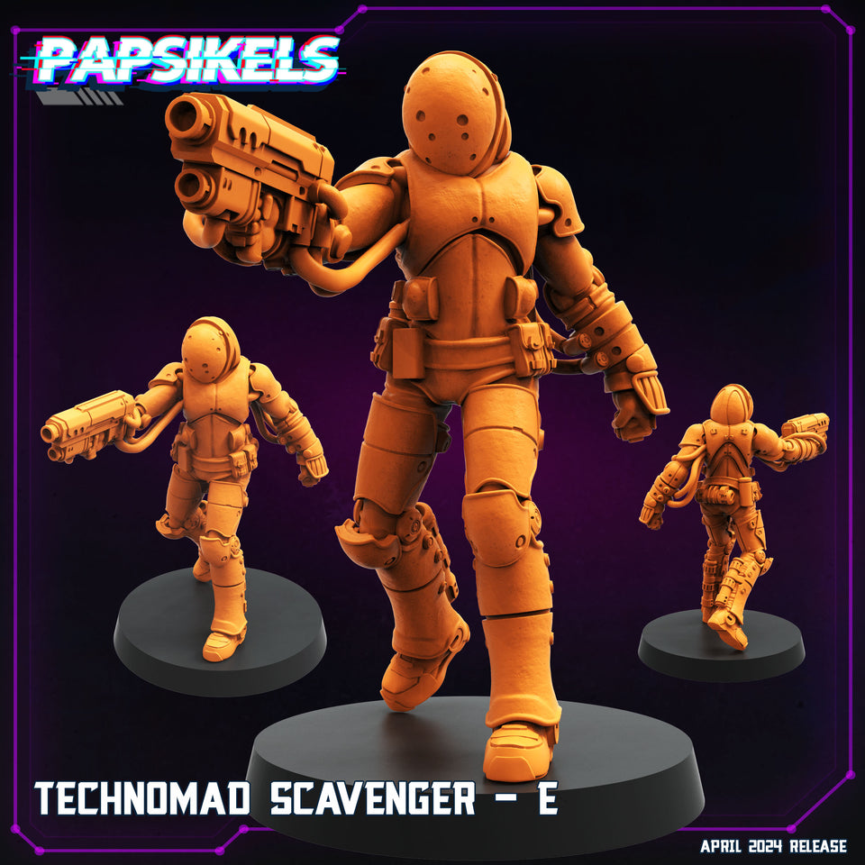 3D Printed Papsikels Technomad Scavenger Set 28mm 32mm