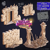 3D Printed Cast n Play TE Interiors Vol IV Starter Set 28mm 32mm D&D