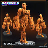 3D Printed Papsikels The Omegas Golem Exofist Democracy Troopers SciFi Set 28mm 32mm